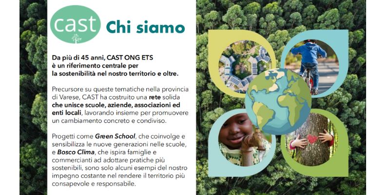 CAST ONG Italia – organizația care coordonează Festivalul Futuro Sostenibile și proiecte locale de educație pentru mediu